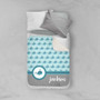 Sweet Little Blue Whale Sherpa Blanket