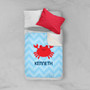 Happy Crab Sherpa Blanket