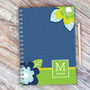 SparkGreetings® Modern Blooms Writing Journal, personalized with the name Melissa and a floral cover design