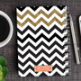 Black Chevron Writing Journal