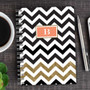 Black Chevron Writing Journal