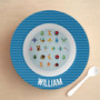 Animal ABC Blue Kids Bowl