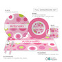 Circles and Circles Pink Kids Placemat