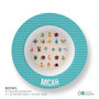 Animal ABC Beige Kids Placemat