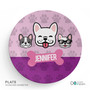 Doggy Crew Purple Kids Placemat