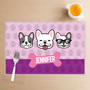 Doggy Crew Purple Kids Placemat