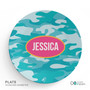 Aqua Camouflage Kids Placemat