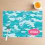 Aqua Camouflage Kids Placemat