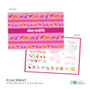 Dinosaur trails  Girl Kids Placemat