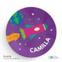 Rocket Blast  Girl Kids Placemat
