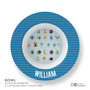 Animal ABC Blue Kids Placemat