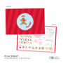Xmas Cookie for me - Blue Kids Placemat