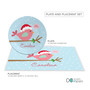 Cute Xmas Birdie Kids Placemat