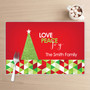 A Glitter Tree Holiday Placemat