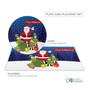 Santa And Elfs Holiday Placemat