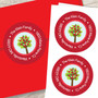 A Tree For Valentines Custom Stickers