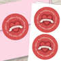 Birdies For Valentine Custom Stickers