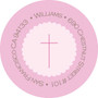 Simple Scallop In Pink Address Return Labels