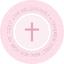 Medallions & Pink Dots Religious Address Labels