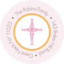 Two Bold Pink Panels Address Return Labels