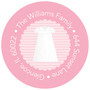 Sweet Baptism Gown Christian Address Labels