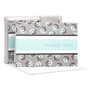 Awesome Boxed Stationery Note Cards | Flowers On A Swirl Grey
