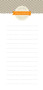 Up And Down Personalized List Pad