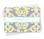 Beautiful Custom Note Cards Folded | Yellow Victorian Ways