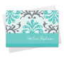 Fantastic Personalized Notecards | Turquoise Mood