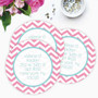 Chevron and Initials Label Set