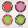 Zebralicious Label Set