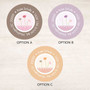 Ribbon And Flowers  Label Set