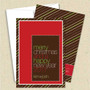 Front and back (optional) with white envelope
