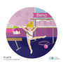 Cute Gymnast Girl Custom Plate for Girls
