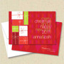 Front and back (optinal) with white envelope