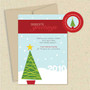 Shown with optional light kraft envelope and matching return address label