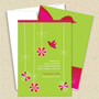 Front and back (optional) with white envelope