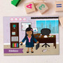 A Girl Crunching Numbers Personalized Puzzles