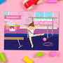 Cute Gymnast Girl Personalized Puzzles
