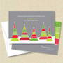 Front and back (optional) with white envelope