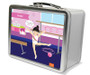 Cute Gymnast Girl Metal Lunchbox