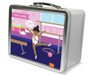 Cute Gymnast Girl Metal Lunchbox