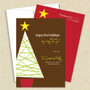 Front and back (optional) with white envelope