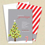 Front and back (optional) with white envelope