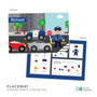 Police on duty Kids Placemat