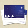 Front and back (optional) with white envelopes