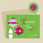 Shown with light kraft envelope and matching return address label