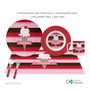 Strawberry Cone Custom Plate for Girls