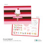 Strawberry Cone Custom Plate for Girls
