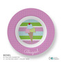 Yummy Ice Cream Custom Plate for Girls